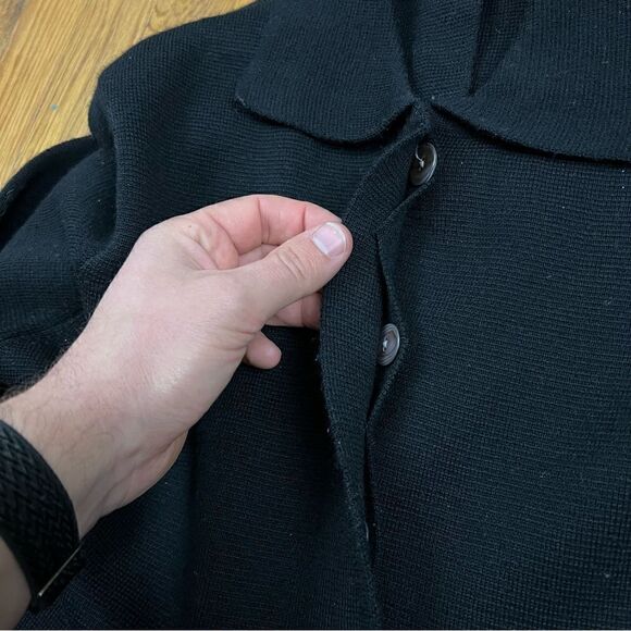 Debenhams Wool Blend Midi Knit Overcoat - Picture 7 of 7